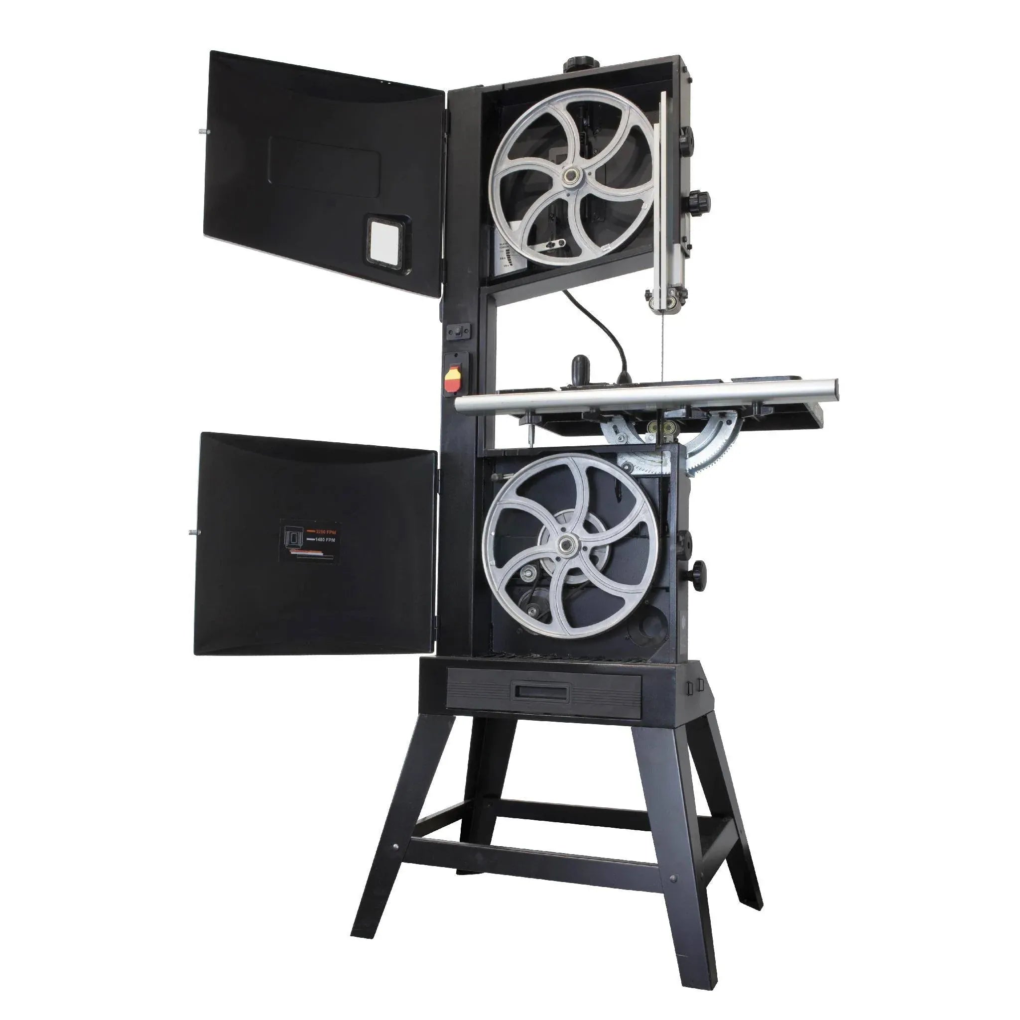 14-Inch Two-Speed Band Saw with Stand and Work Light