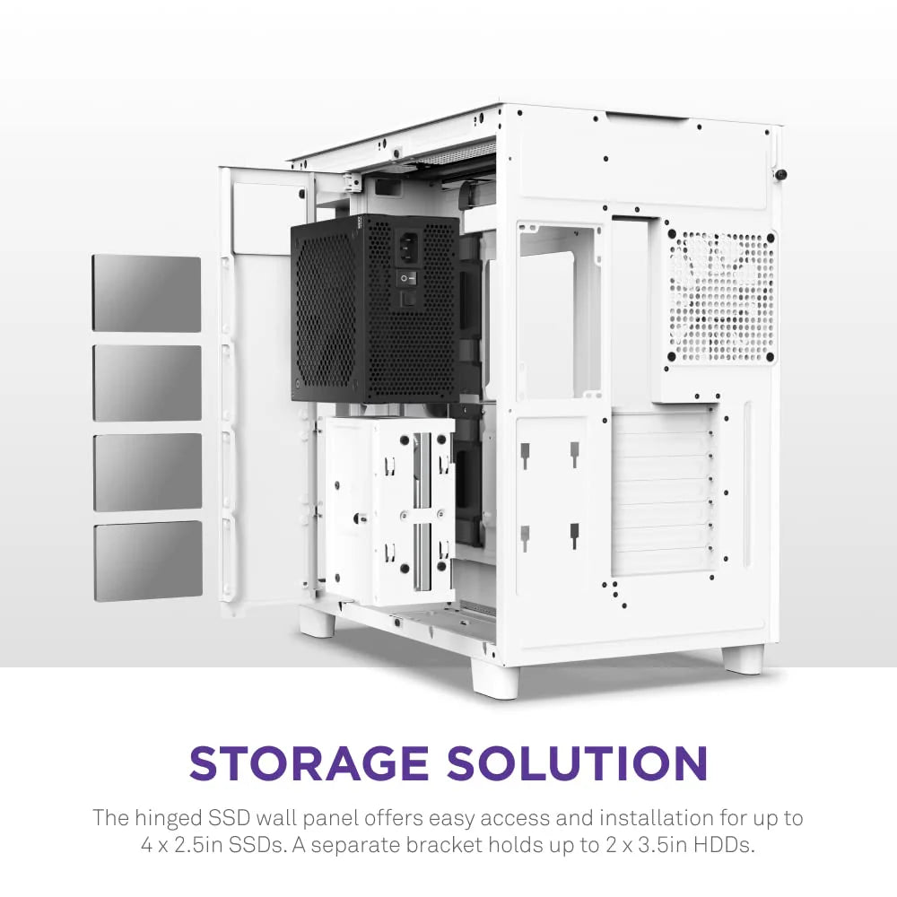 Dual-Chamber ATX Mid-Tower PC Gaming Case