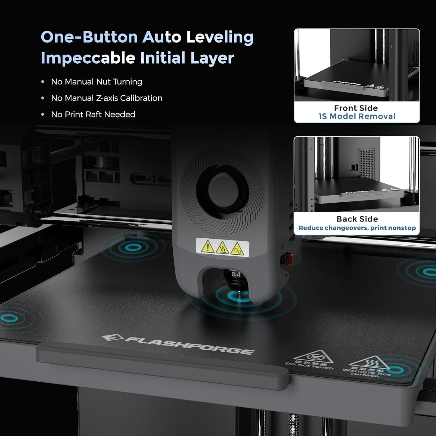High-Speed 3D Printer with Automatic Leveling