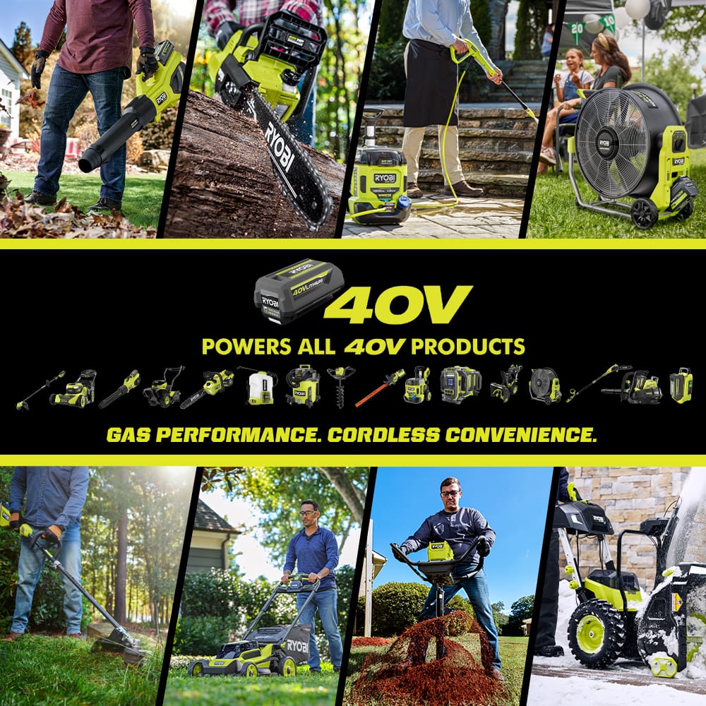 40V Brushless 21-Inch Self-Propelled AWD Lawn Mower with Two 6.0Ah Batteries and Charger