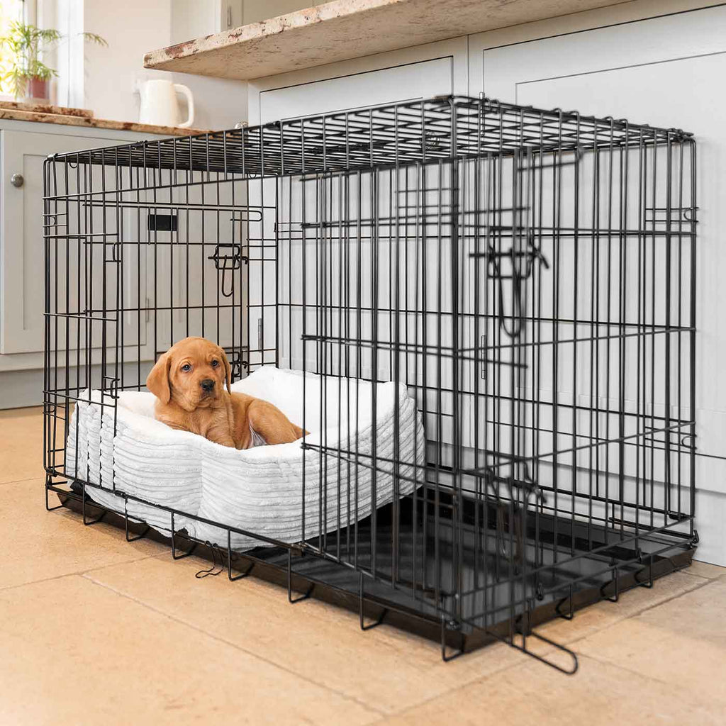 Cozy & Calming Puppy Cage Bed in Essentials Plush