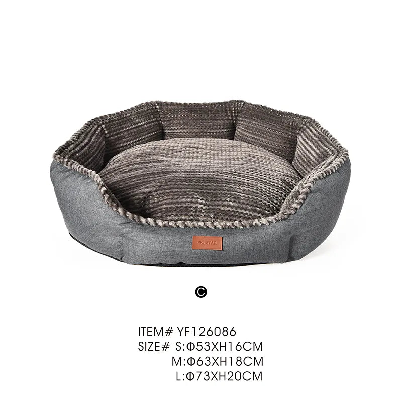 Corduroy Pet Bed Comfortable Dog Bed