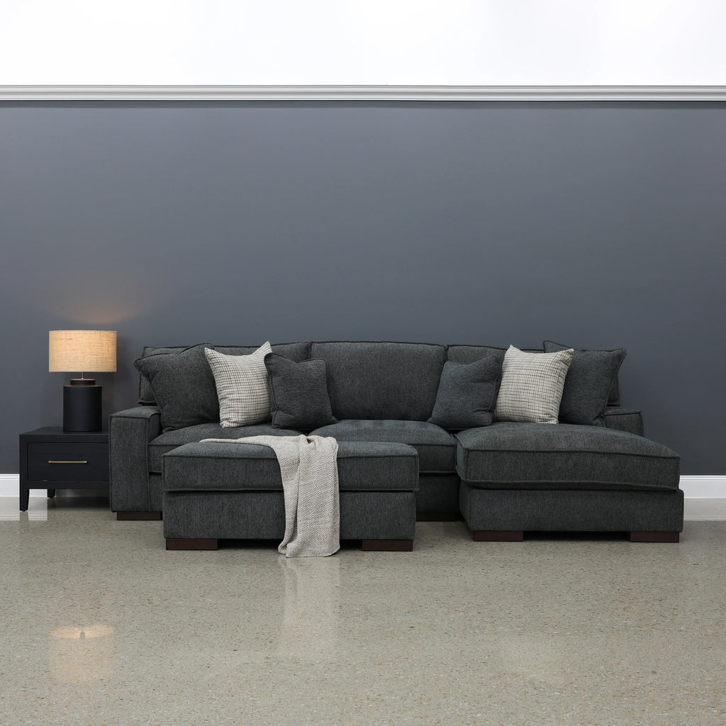 Gembrook RHF Sofa Chaise Dark Grey