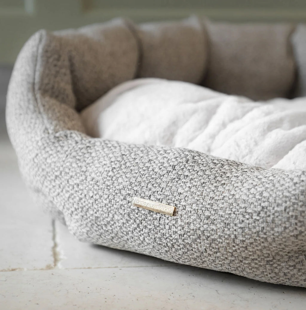 Oval Bed in Pebble