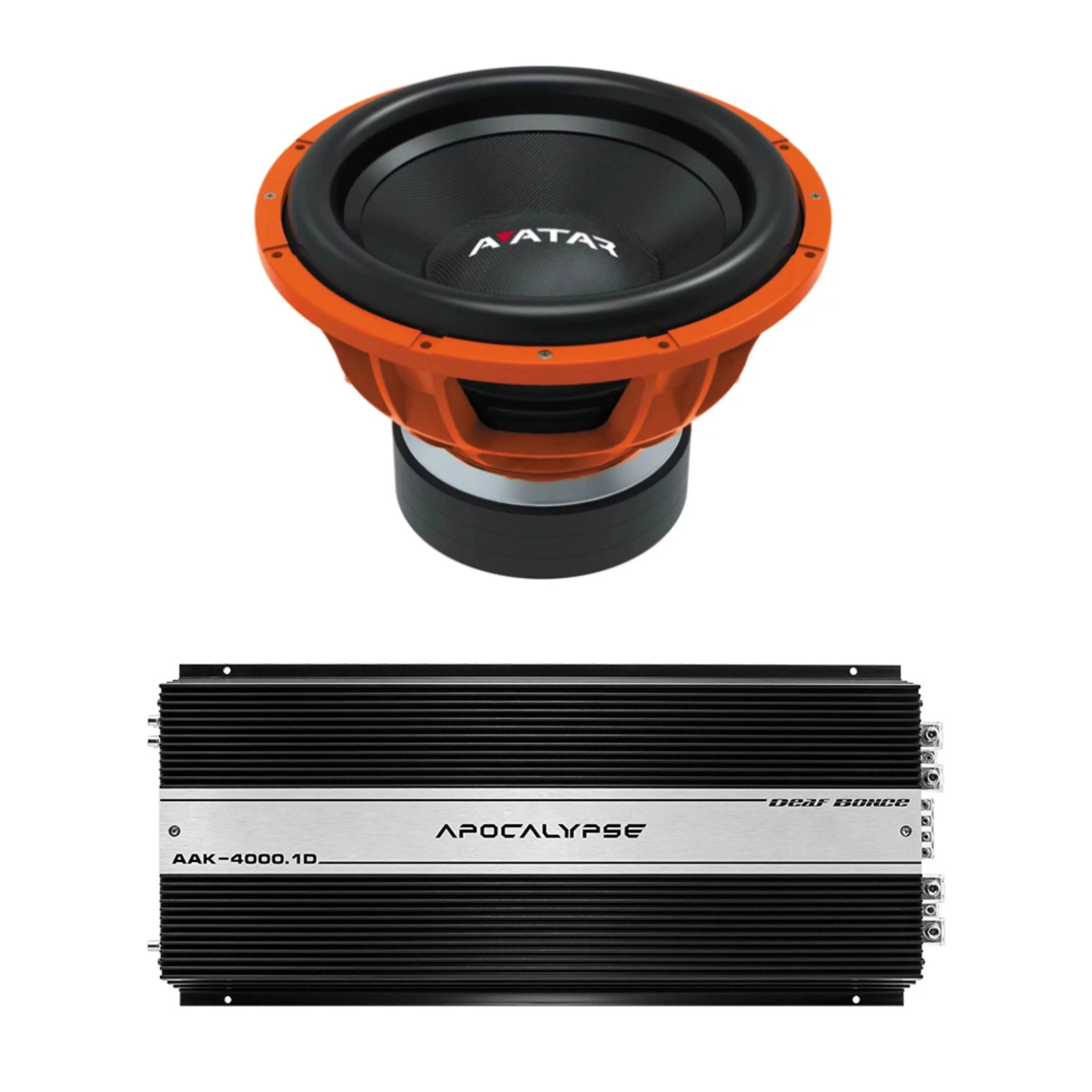 15-Inch 2-Ohm Car Audio Subwoofer and Monoblock Amplifier Package