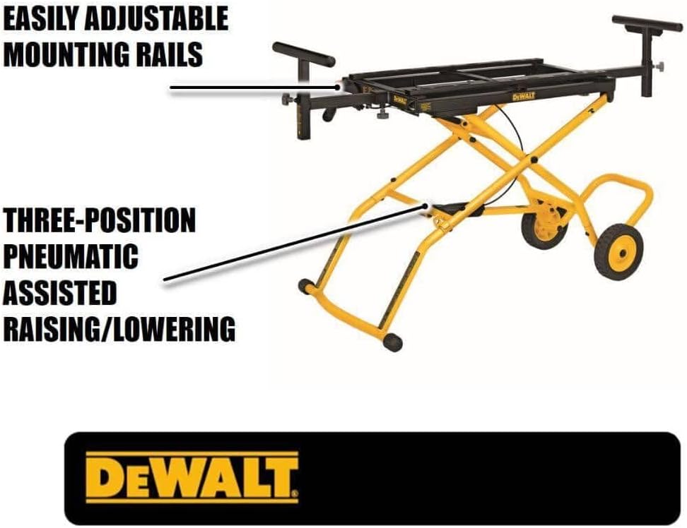 Miter Saw Stand with Wheels