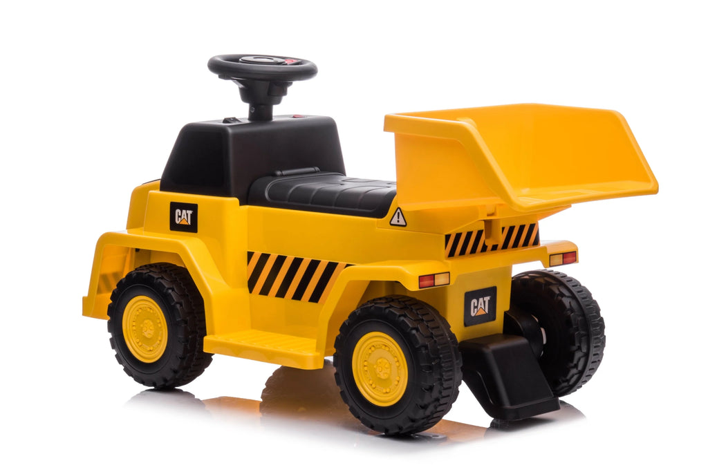 2026 6V Licensed CAT Dump Truck Kids Ride On Electric Truck