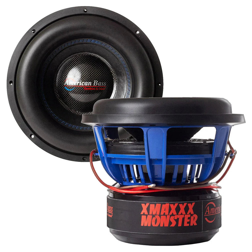 12-Inch Car Audio Woofer, 3500W RMS / 7000W Max, Dual 2-Ohm Voice Coils