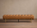 Lansing Leather Bench