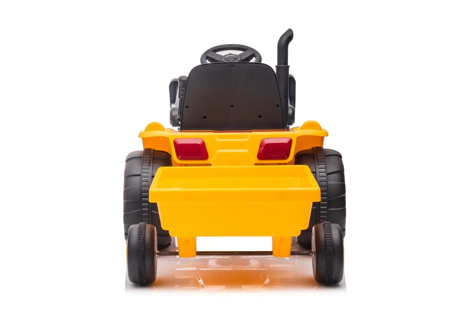 2026 12V Excavator Tractor Trailer Kids Ride On One Seater Electric Truck with RC and Wagon