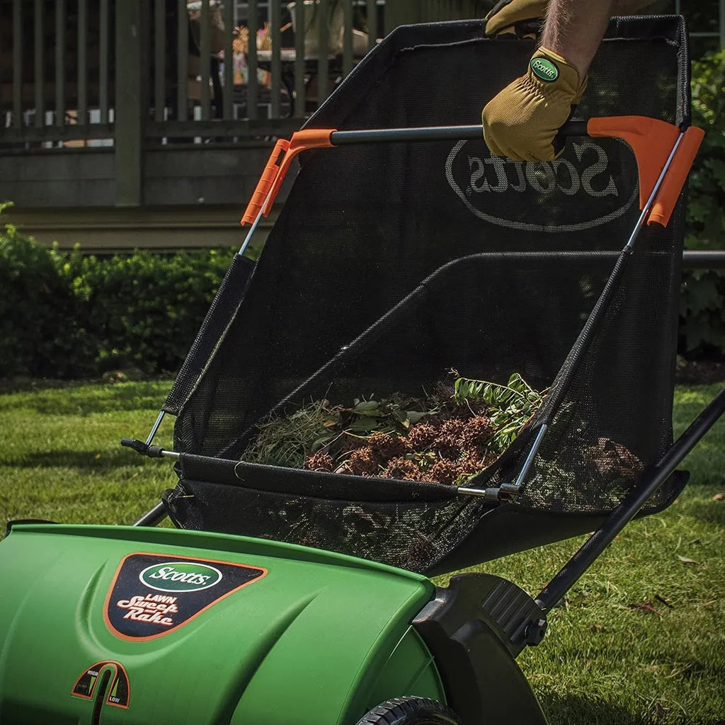 26-Inch Push Lawn Sweeper with 3.6-Bushel Collection Bag