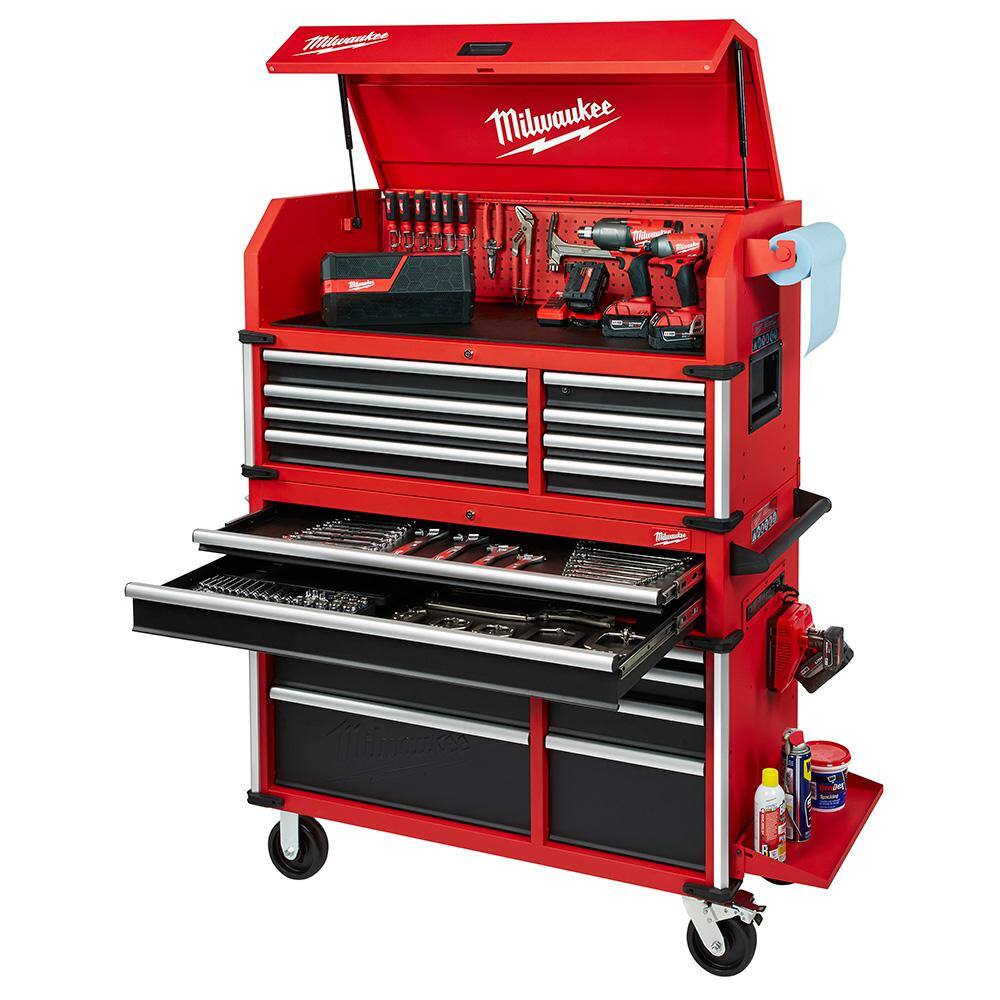 46-Inch High-Capacity 18-Drawer Tool Chest and Cabinet Combo