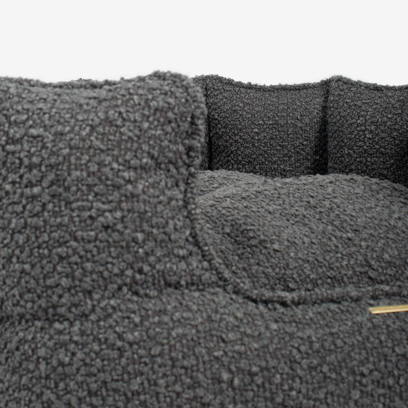 High Wall Bed For Dogs in Bouclé