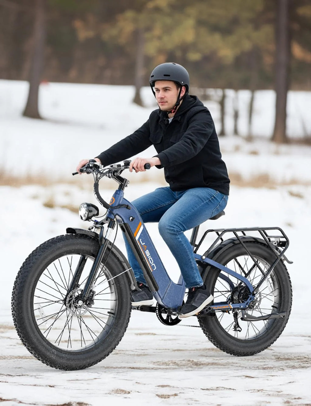 1500W Electric Fat Tire Bike, 30+ MPH, 80-Mile Range, Hydraulic Disc Brakes
