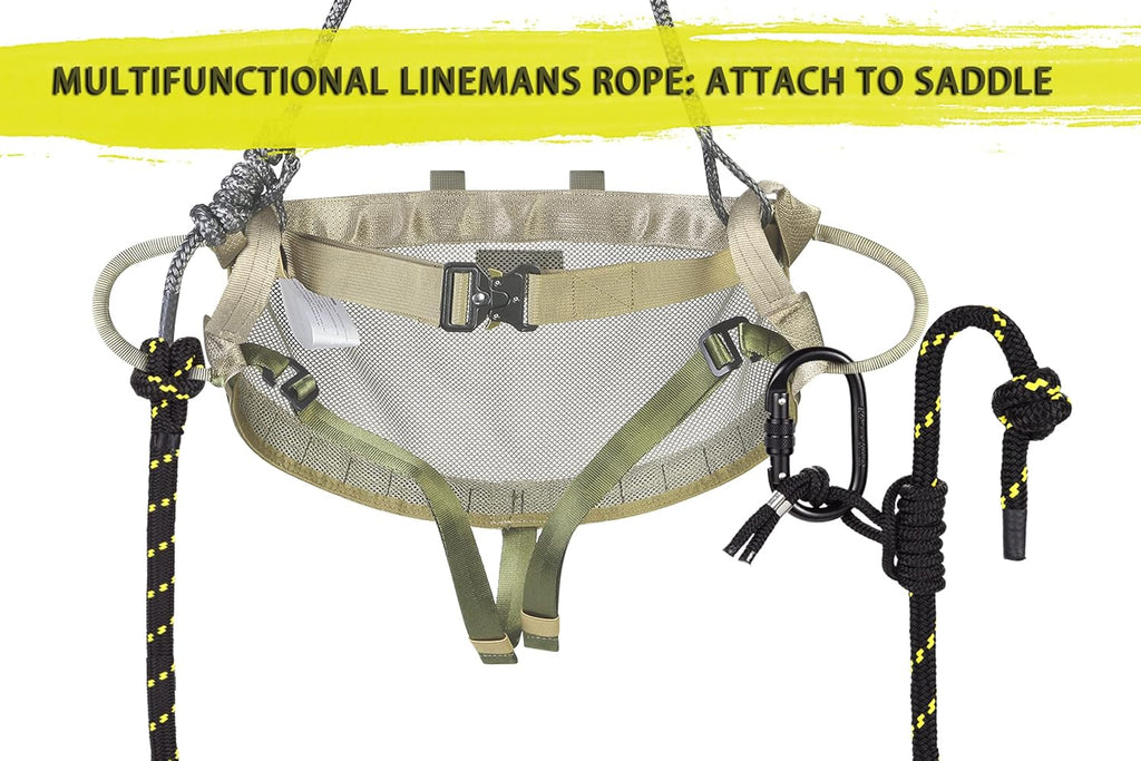 Tree Saddle Hunting Kit with Platform and Climbing Gear
