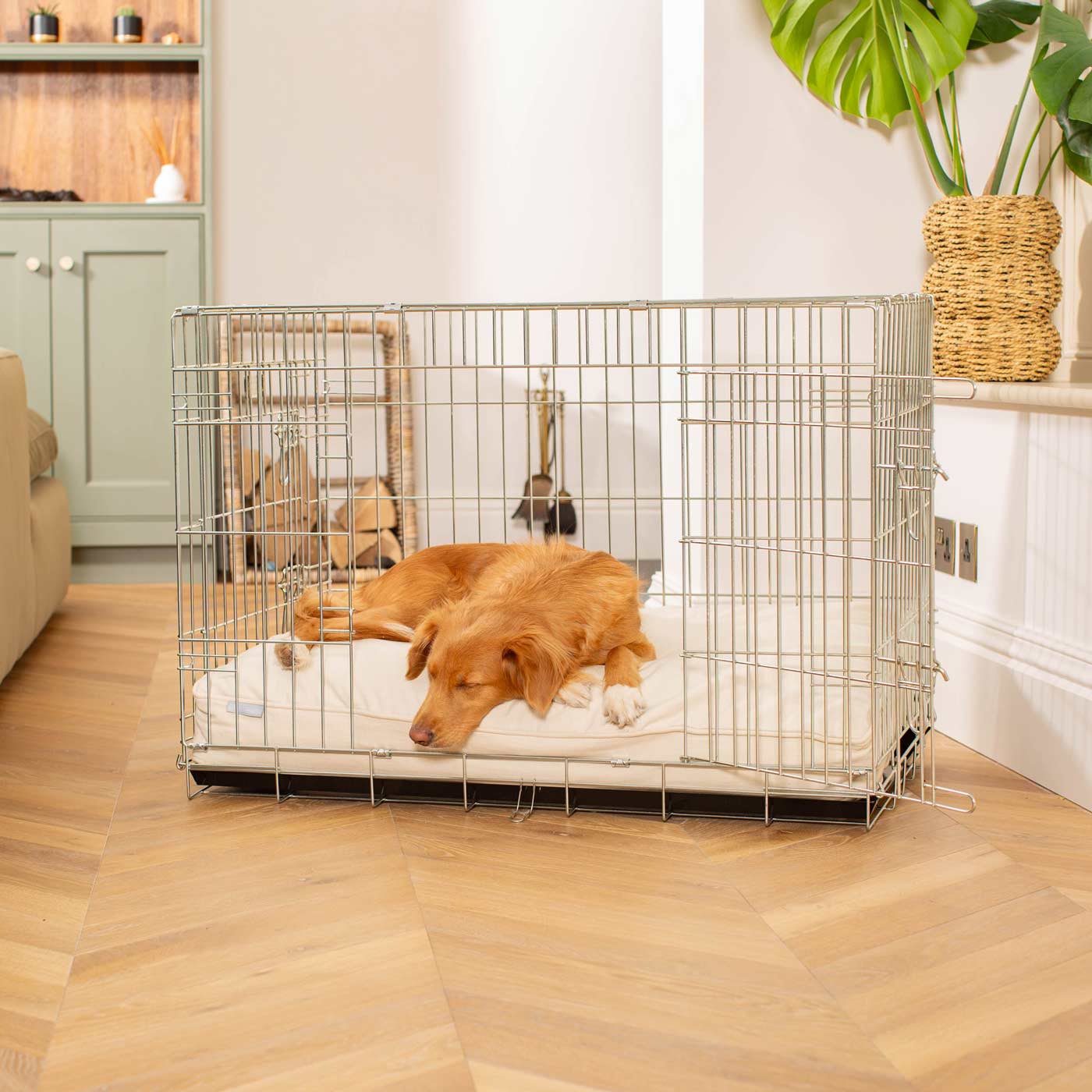 Dog Cushion in Savanna Bone