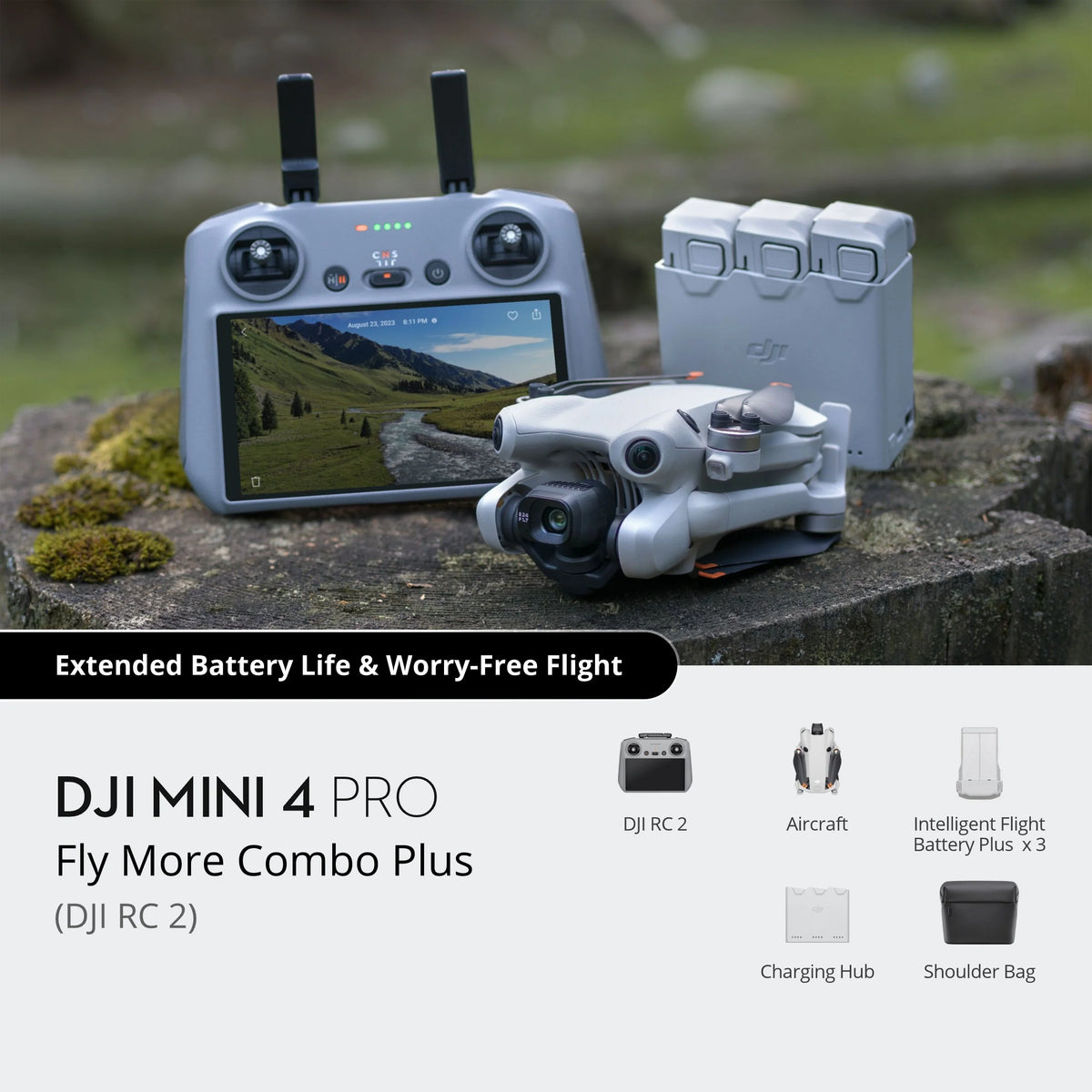 Mini Foldable Camera Drone with Remote Controller, Lightweight GPS Quadcopter with High-Resolution Camera and Extended Flight Accessories