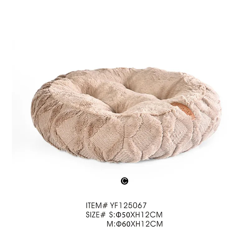 Donut Plush Dog Bed Cat And Dog Bed