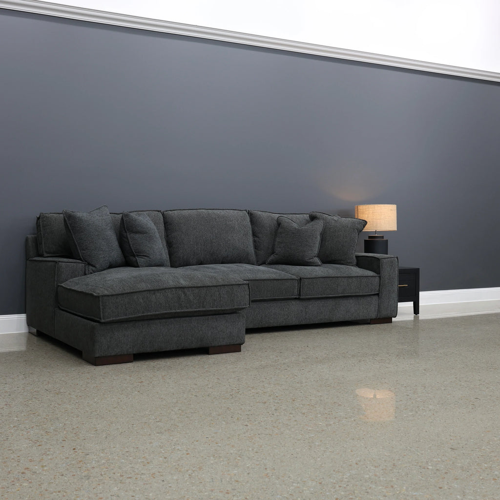 Gembrook LHF Sofa Chaise Dark Grey