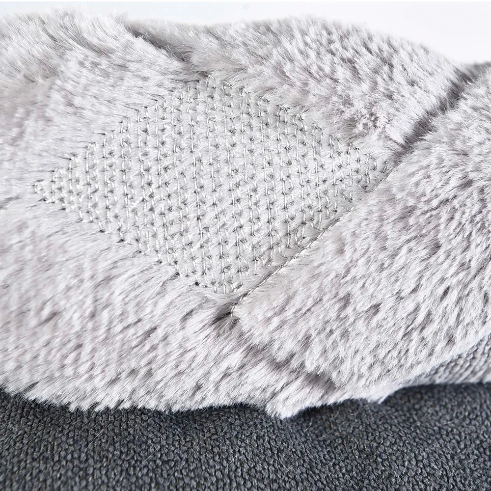 Nest Cat Bed Sleeping Fuzzy Round Dog Bed