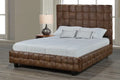 R186 Woven Upholstered Platform Bed Made in Canada