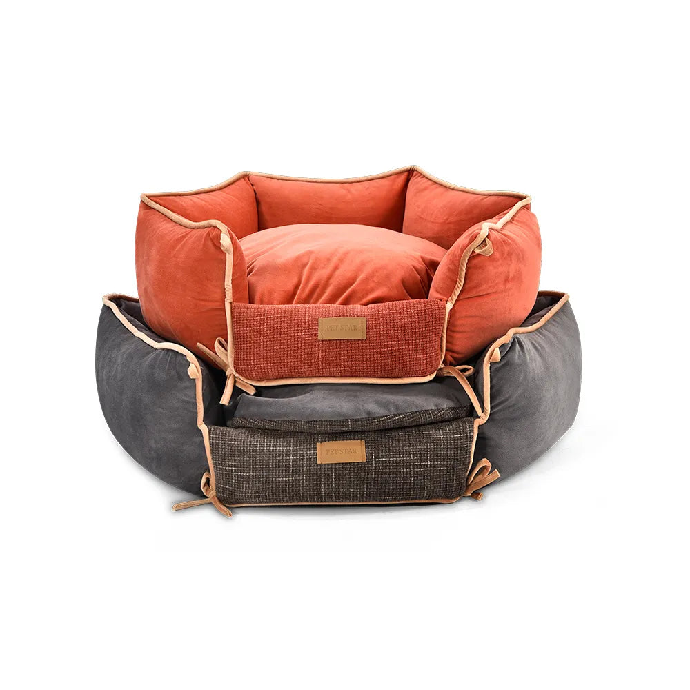 Quality Dog Bed Velvet Luxury Pet Bed