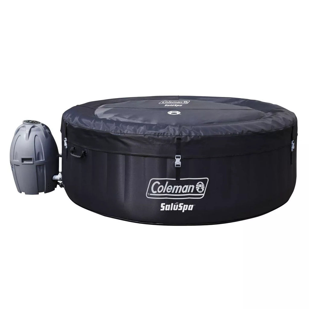 4-Person Inflatable Hot Tub with 60 AirJets and Adjustable Seats