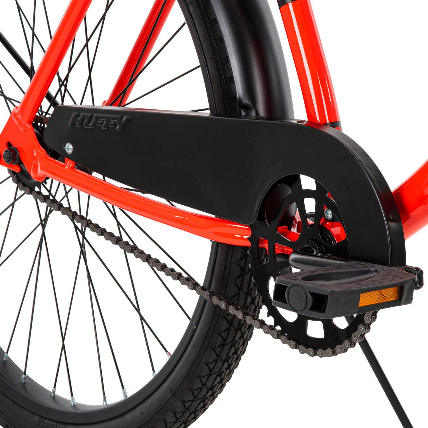 26-Inch Men's Classic Beach Cruiser Comfort Bike, Red