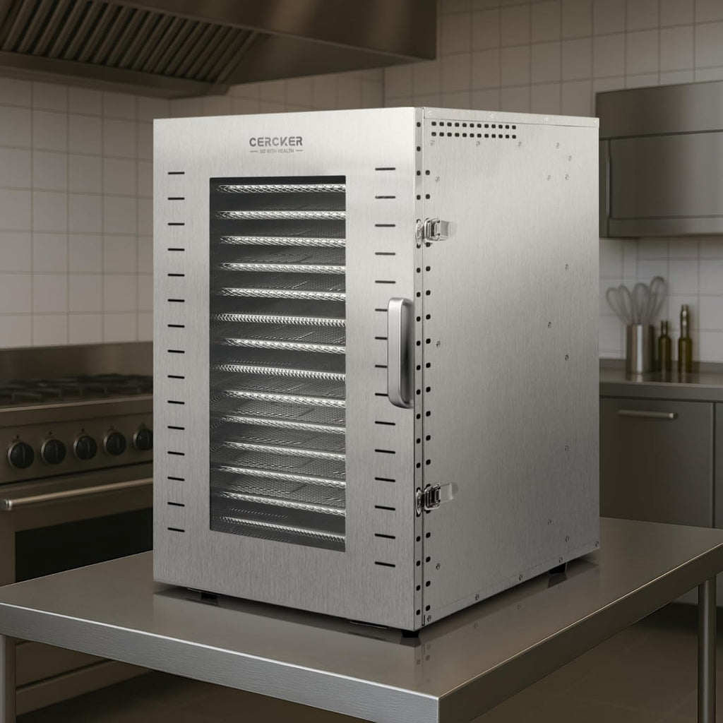 Commercial Food Dehydrator 16 Trays 1500W 70-190F Large