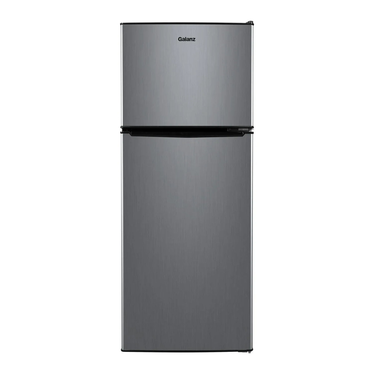 4.6 Cu. Ft. 2 Door Mini Refrigerator with Freezer - Stainless Steel Compact Fridge with Interior Light