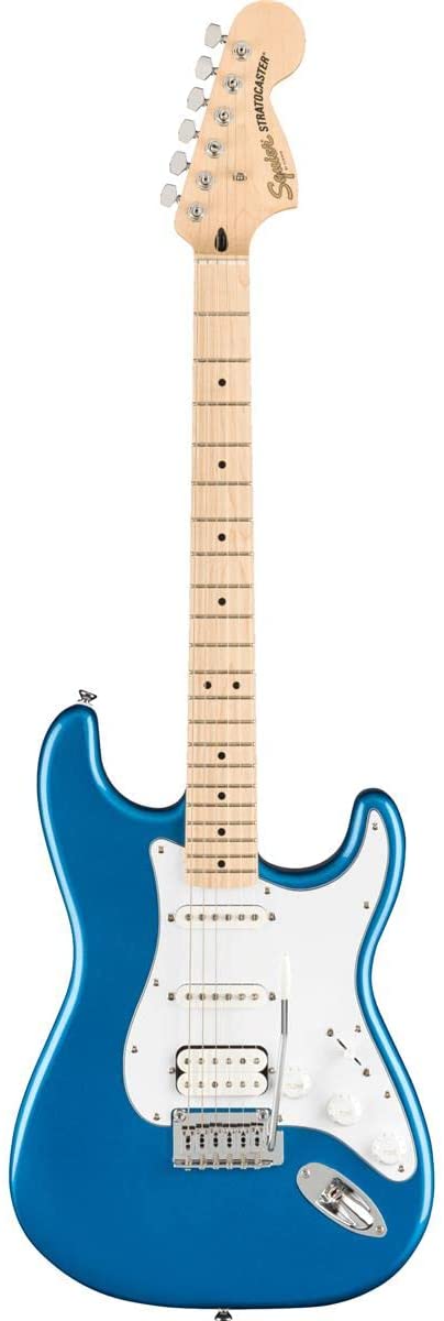 HSS Electric Guitar Pack with Maple Fingerboard, Lake Placid Blue