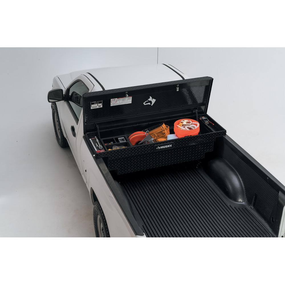 61.86-Inch Matte Black Aluminum Low-Profile Truck Box for Mid-Size Trucks