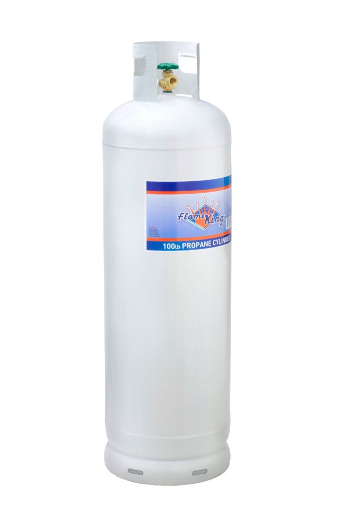 100-Lb. Steel Propane Cylinder with OPD Valve, DOT Approved, Rust-Resistant