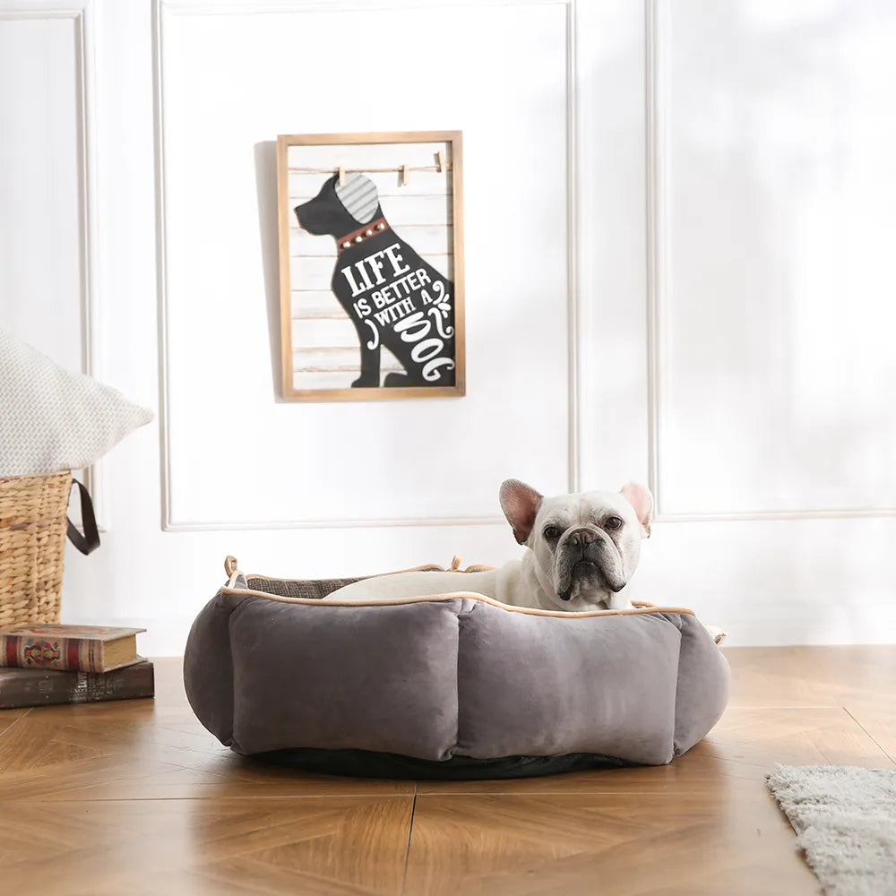Quality Dog Bed Velvet Luxury Pet Bed