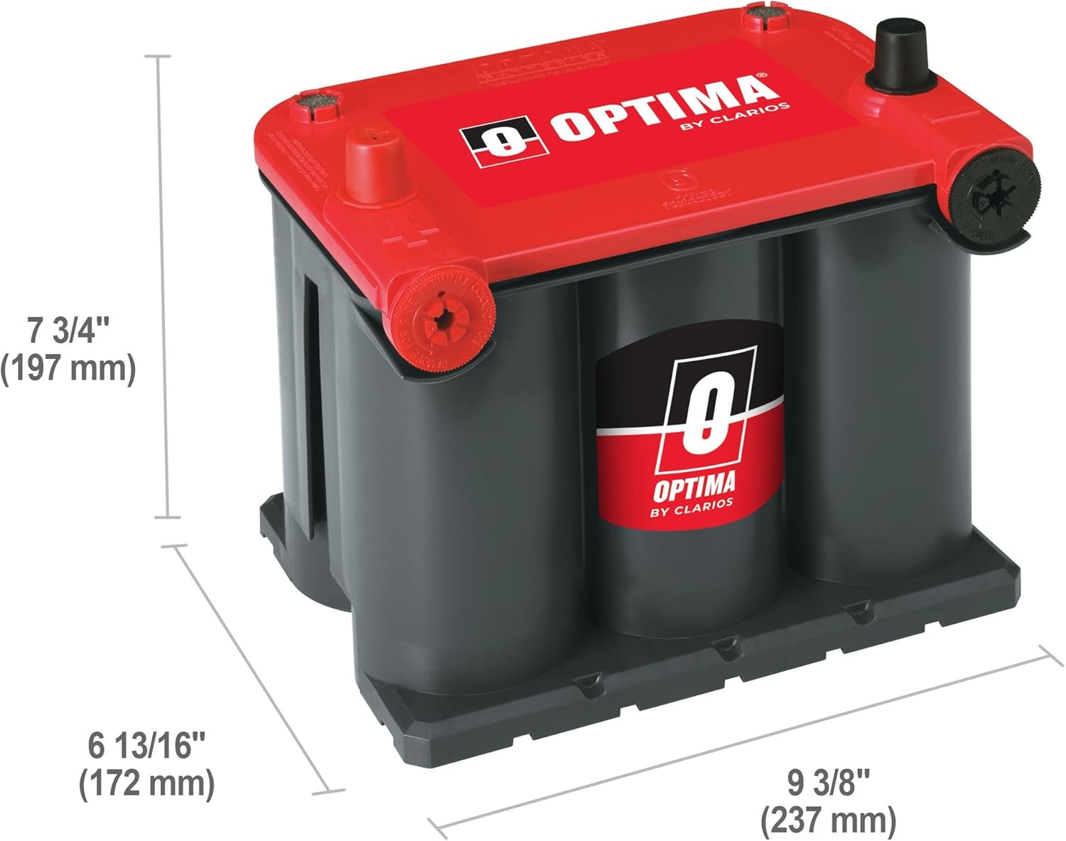 AGM Starting Battery, 720 CCA, Dual Terminals