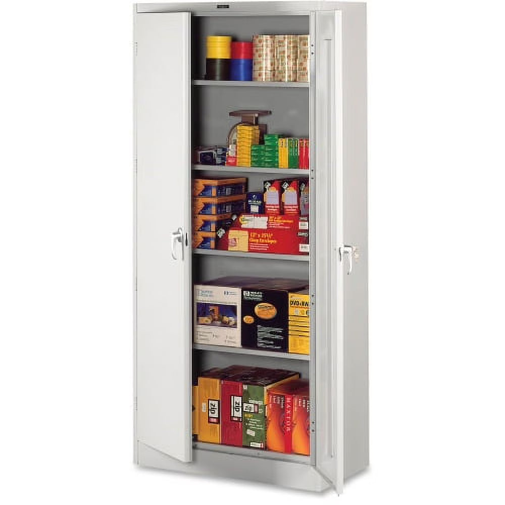 Tennsco Storage Cabinet (Unassembled) 2470 36" x 24" x 78" - 5 x Shelf(ves) - 2 x Standard Door(s) - Heavy Duty, Locking Door, Hinged Door