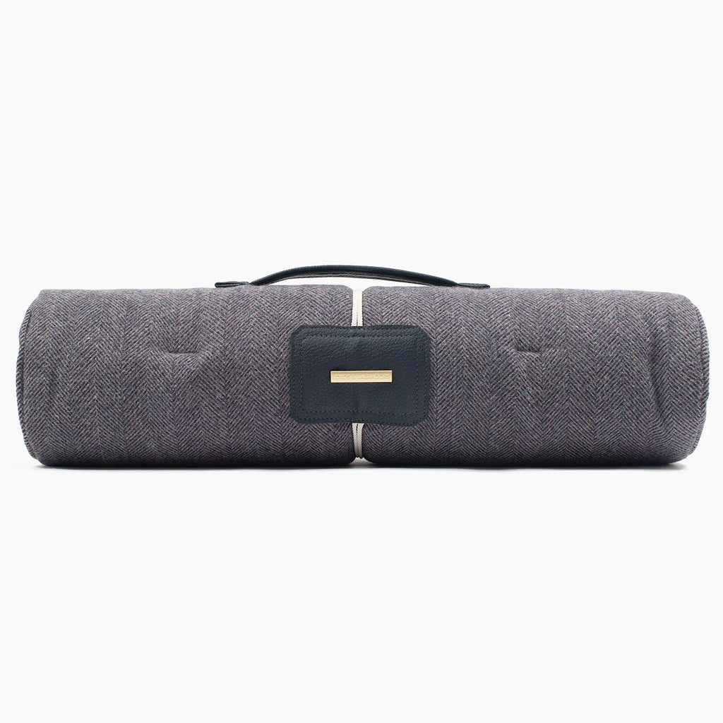 Travel Mat in Oxford Herringbone Tweed