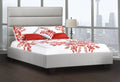 R162 Floor Length Tufted Upholstered Platform Bed
