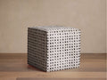 Dotted Hide Pouf