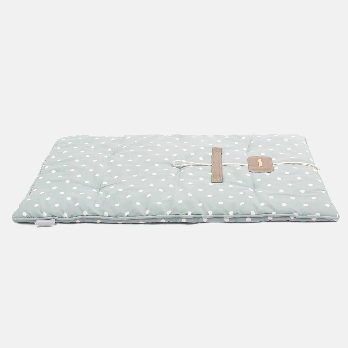 Travel Mat in Duck Egg Spot