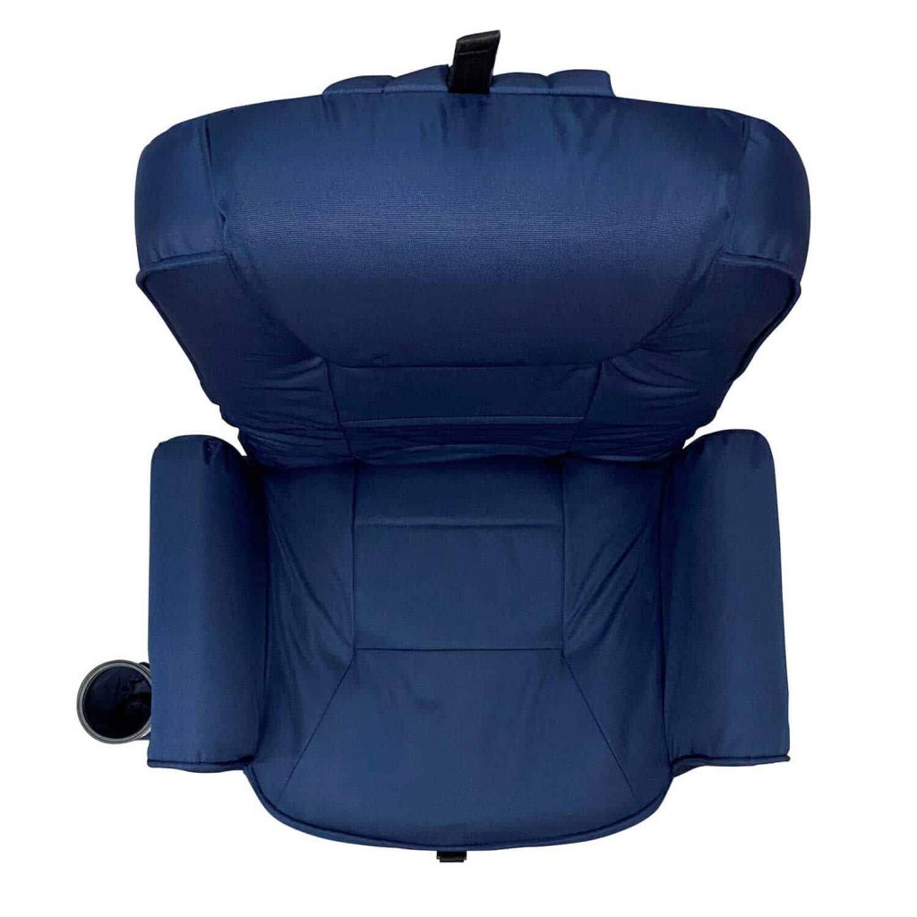 High-Back Portable Marine Seat with Armrests and Pockets, UV-Resistant Water-Repellent Fabric