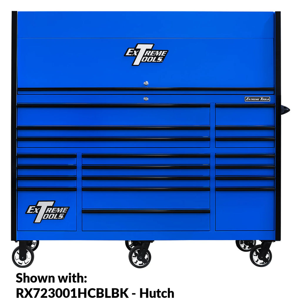 72-Inch x 30-Inch 19-Drawer Roller Cabinet with 250-Lb. Drawer Slides