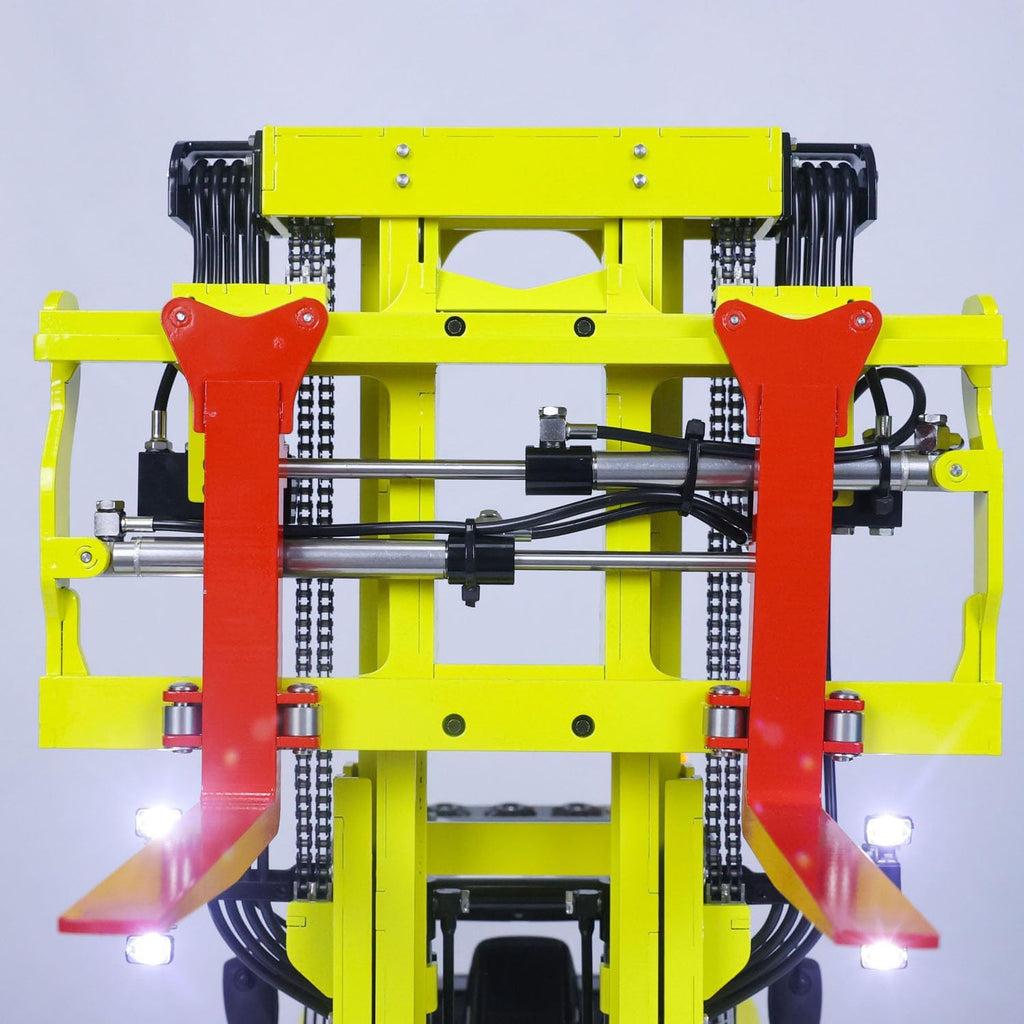 1:14 RC Hydraulic Fork Lift for LD160S Metal Assembled RC Hydraulic Heavy Machine ST8 Radio Controller Light Sound