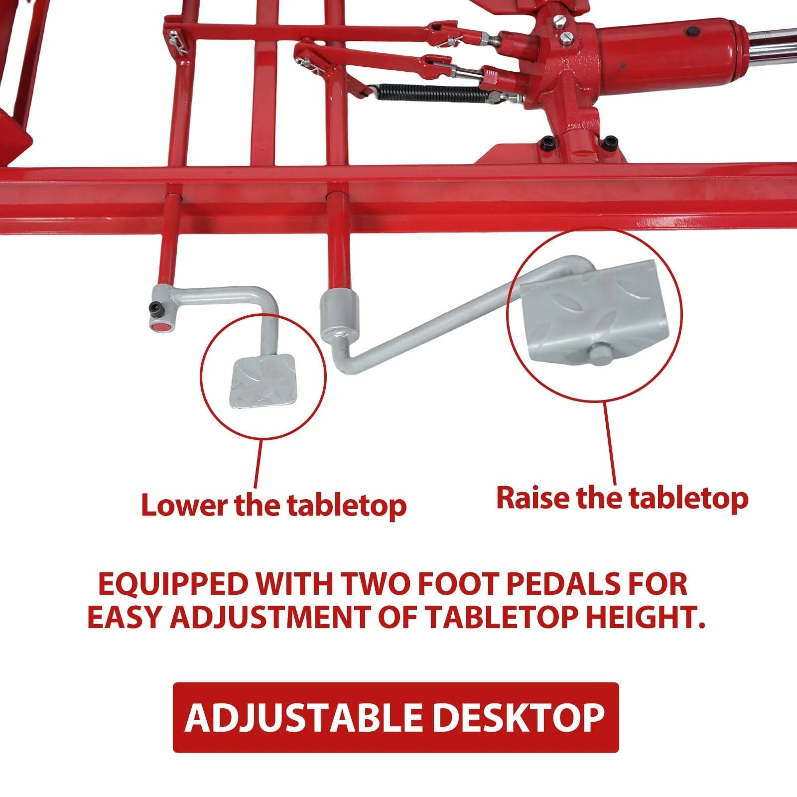 1000-Lb. Hydraulic Motorcycle Lift Hoist with Jack Stand for Mechanics and Workshops