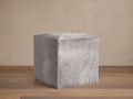 Hide Whipstitch Pouf