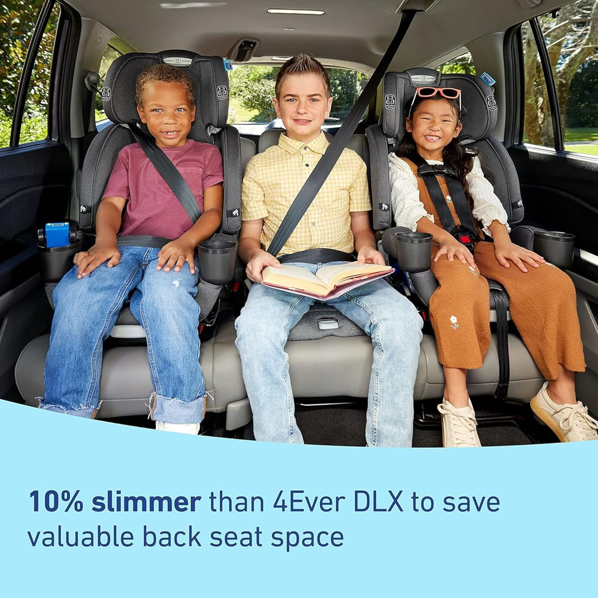 4-in-1 Convertible Car Seat for Infants and Toddlers with Rear-Facing, Forward-Facing and Booster Modes