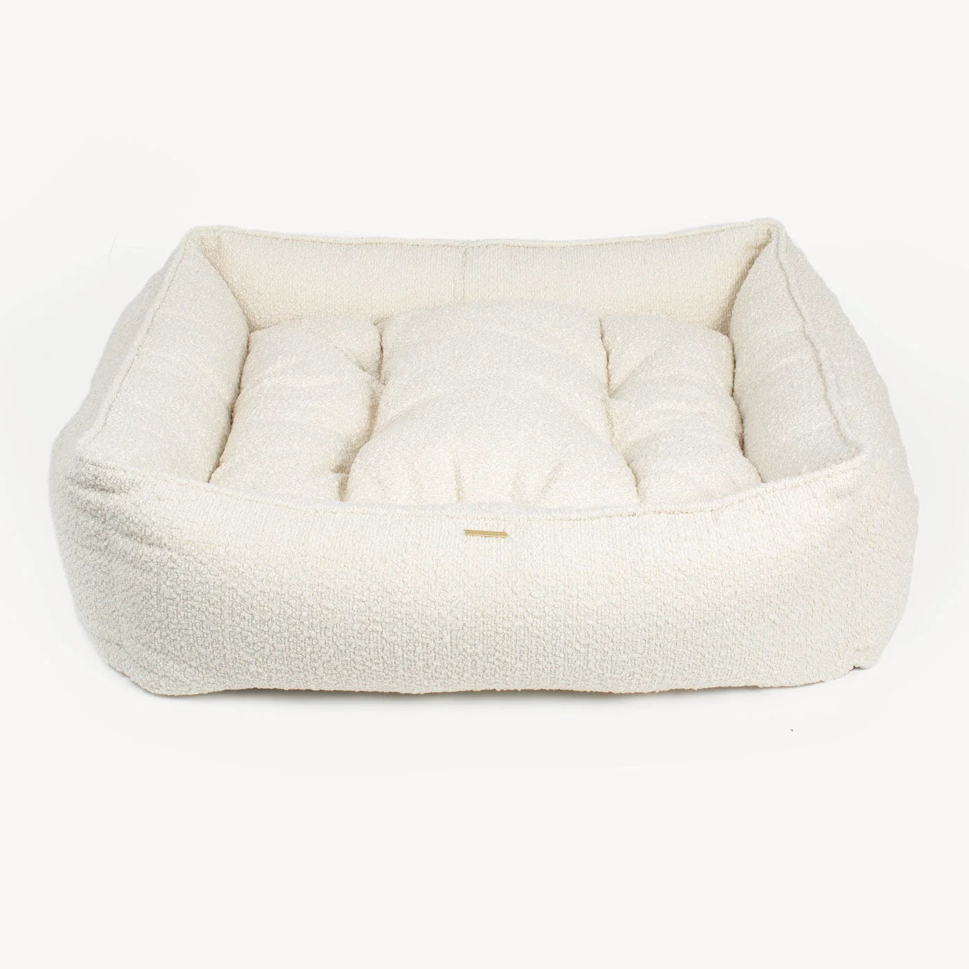 Box Bed For Dogs in Bouclé