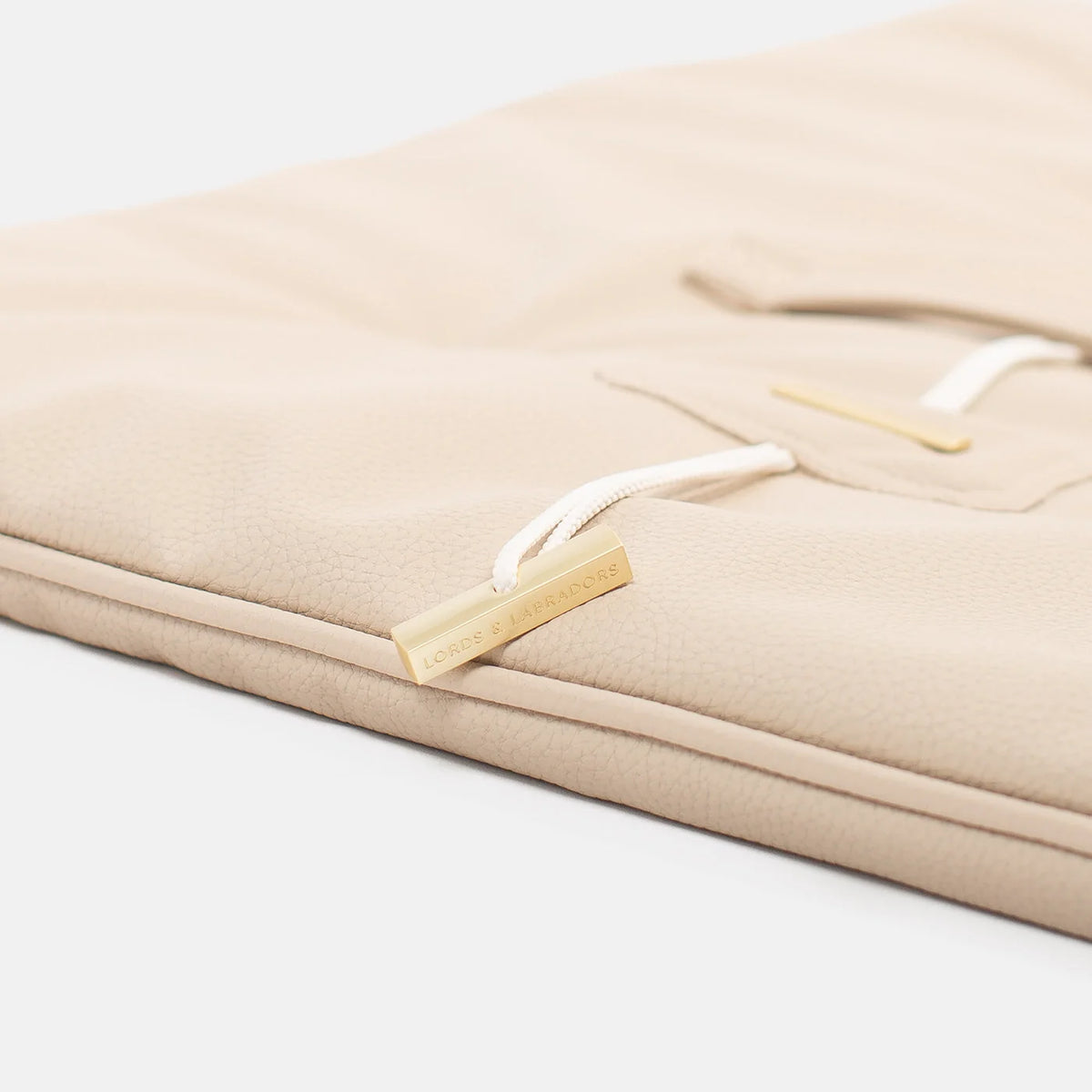 Travel Mat in Sand Rhino Faux Leather