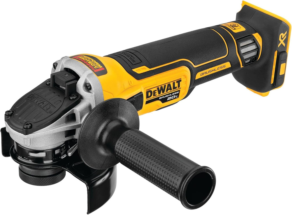 20V 4-1/2-Inch Cordless Angle Grinder with Spring Brake and Slide Switch, Tool Only