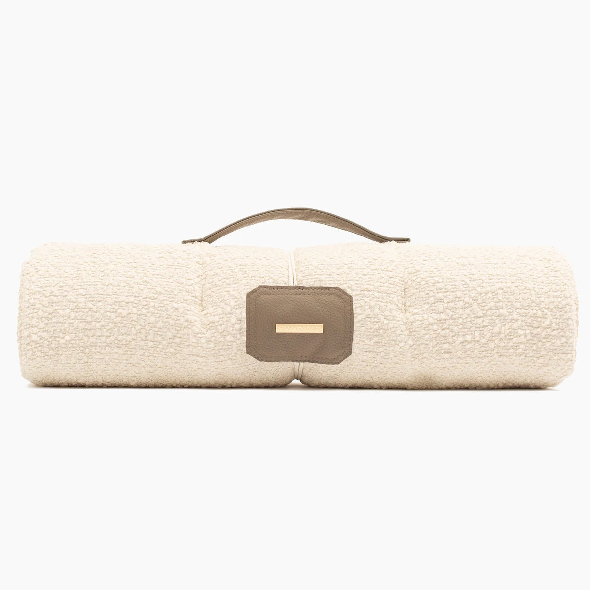 Travel Mat in Ivory Bouclé